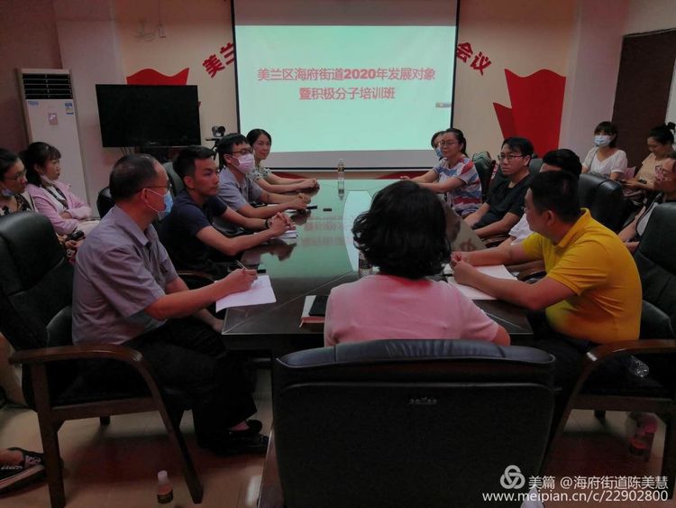 美蘭區(qū)海府街道舉辦2020年發(fā)展對象暨積極分子培訓班