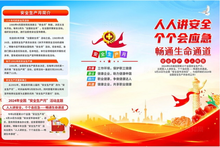 人人講安全、個個會應(yīng)急、暢通生命通道